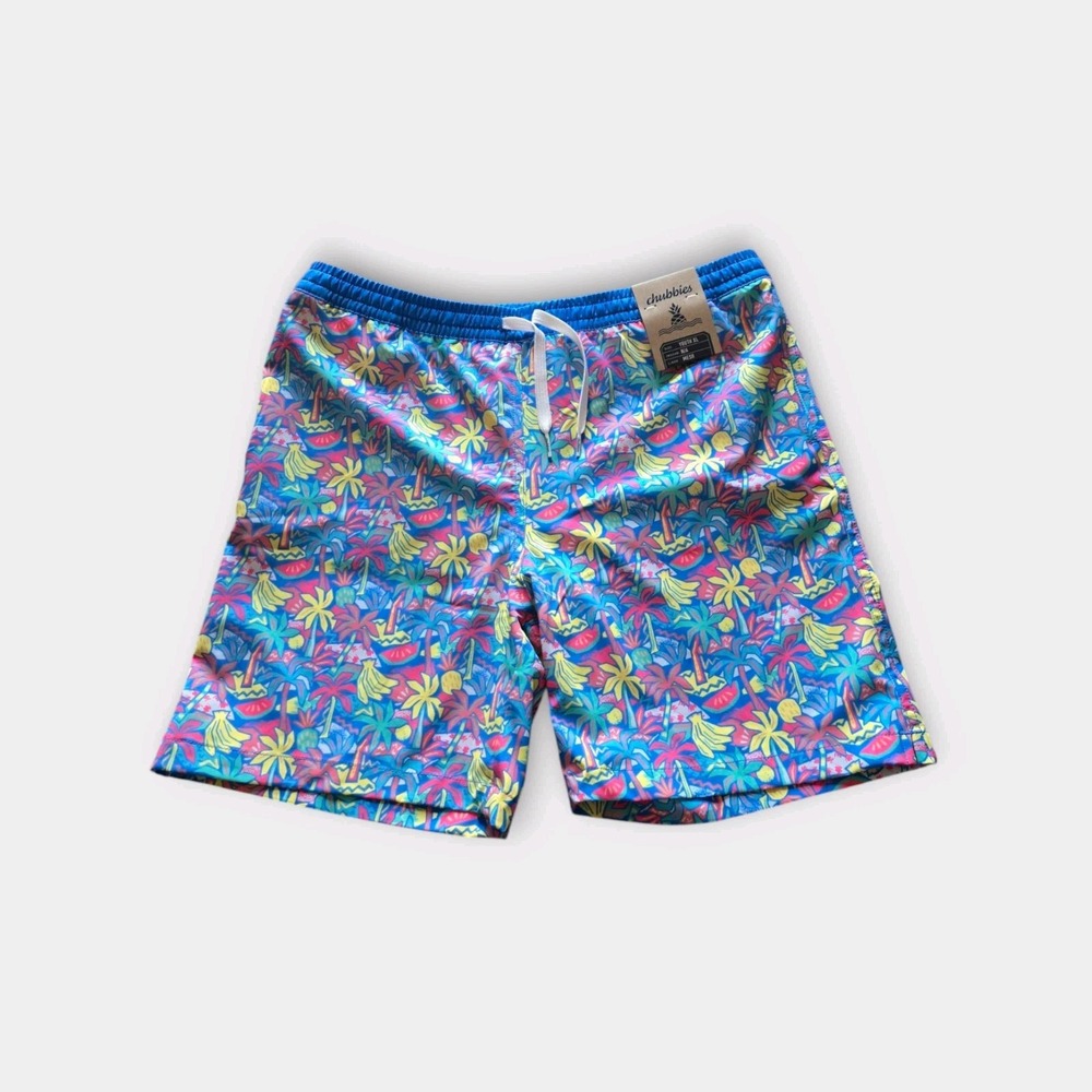 Chubbies The Tropical Bunches 7'' Trunks Youth XL 18/20 NWT
